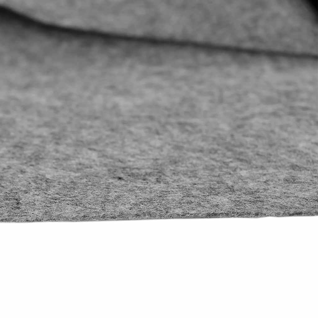 Pool-Bodentuch Hellgrau Ø366 cm Polyester Geotextil