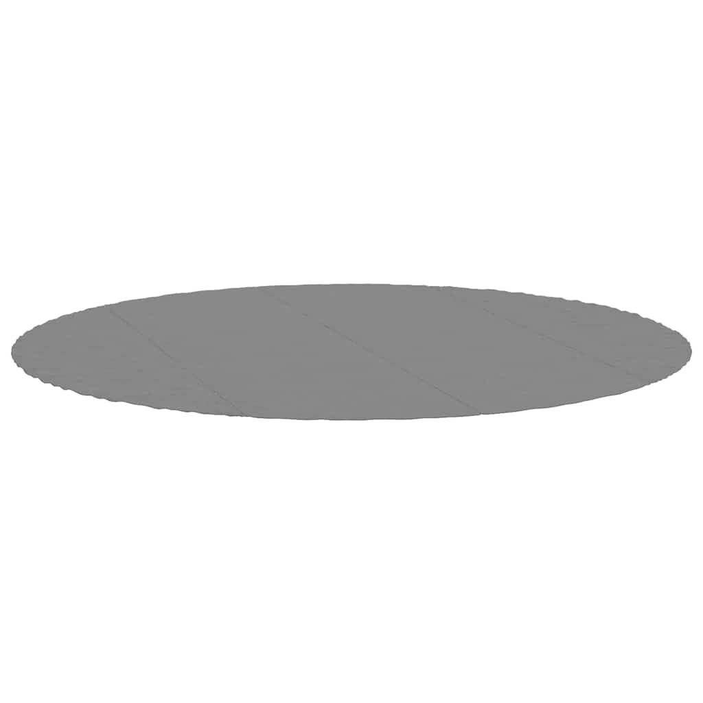 Pool-Bodentuch Hellgrau Ø458 cm Polyester Geotextil