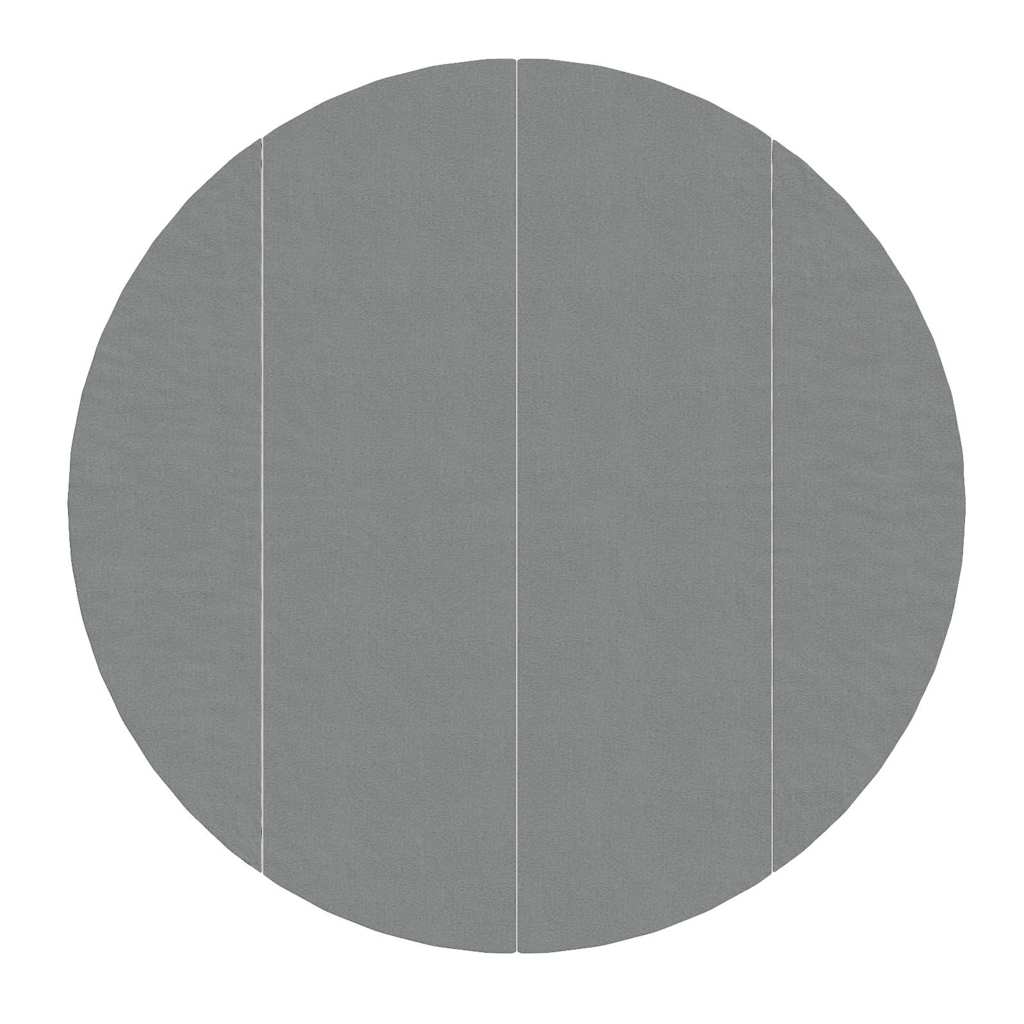 Pool-Bodentuch Hellgrau Ø458 cm Polyester Geotextil