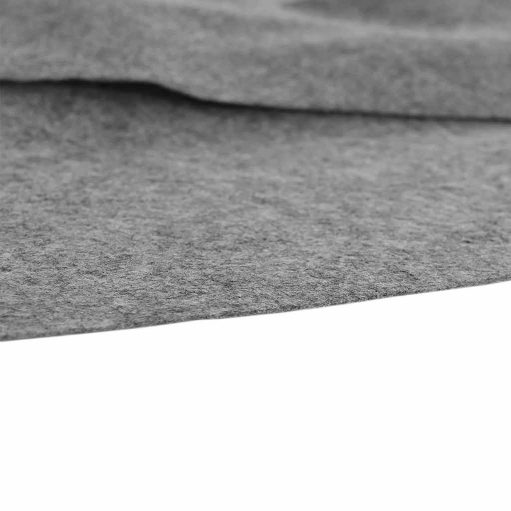 Pool-Bodentuch Hellgrau Ø306 cm Polyester Geotextil