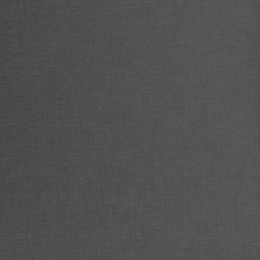 Gartenbank 2-Sitzer mit Kissen Grau Poly Rattan