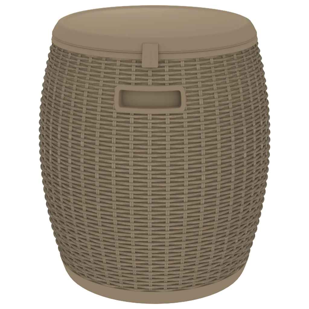 4-in-1 Gartenbox Hellbraun Polypropylen