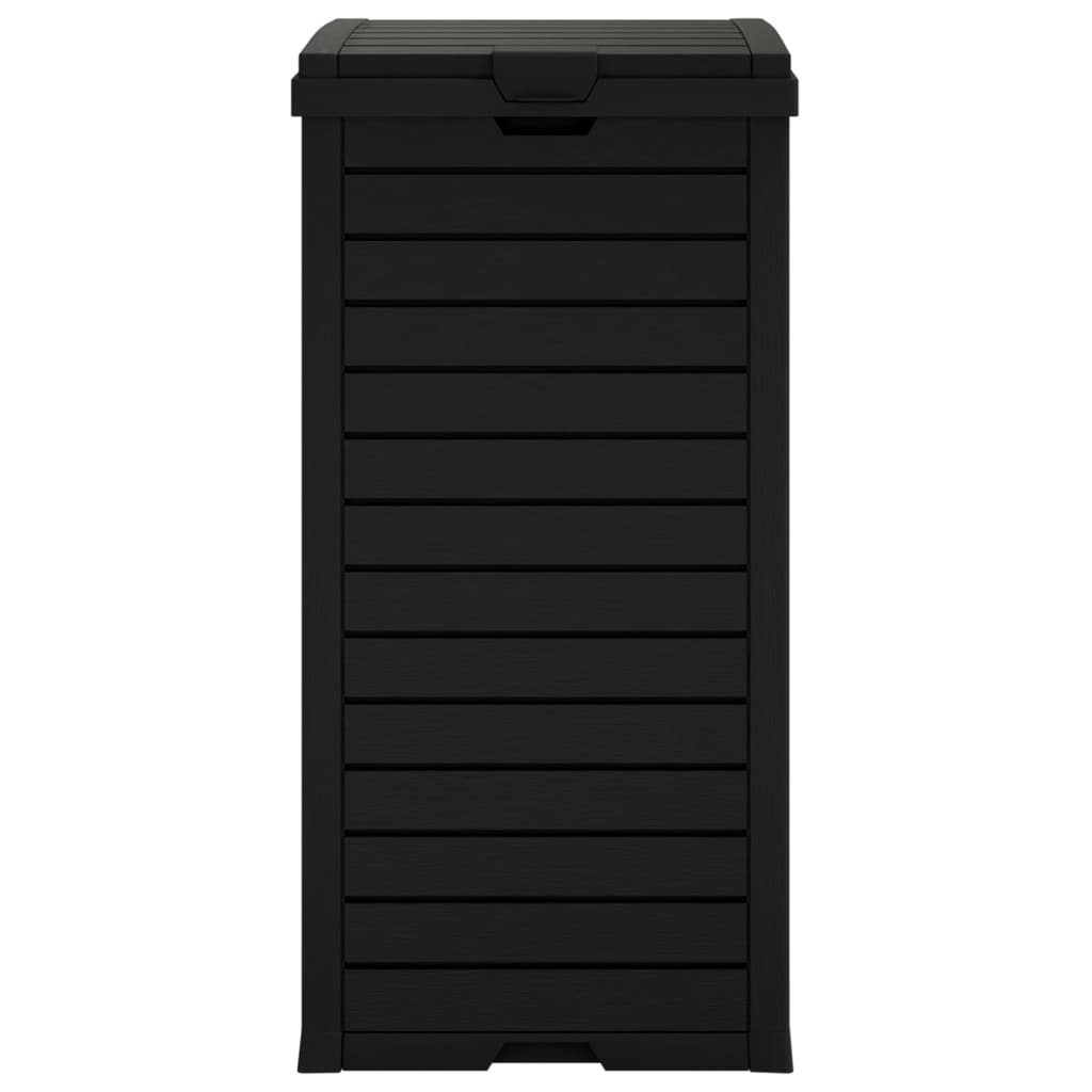 Outdoor Rubbish Bin Black 41x41x86 cm Polypropylene
