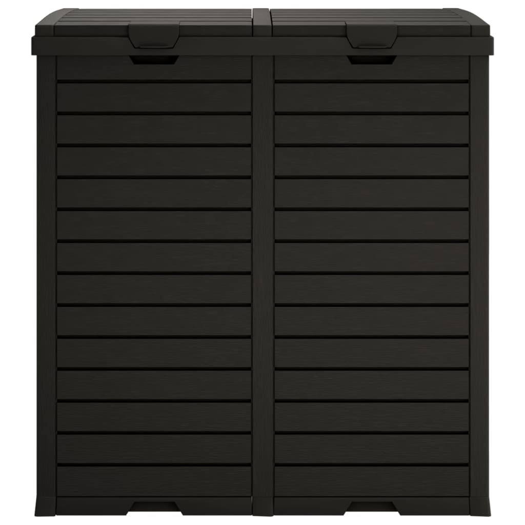 Outdoor Bin Black 78x41x86 cm Polypropylene