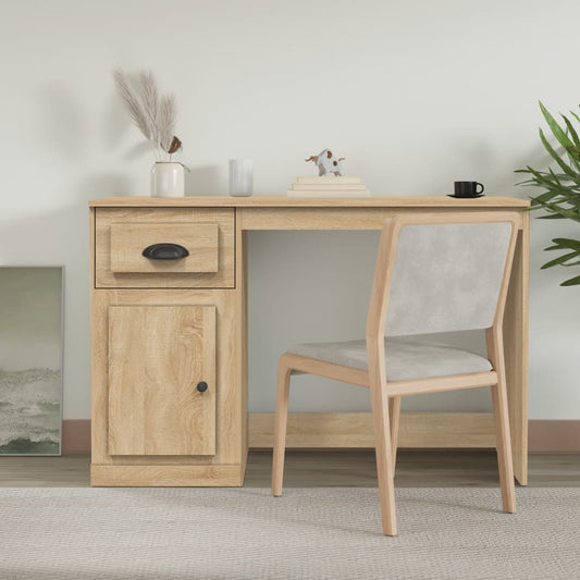 Bureau avec tiroir Chêne Sonoma 115x50x75 cm