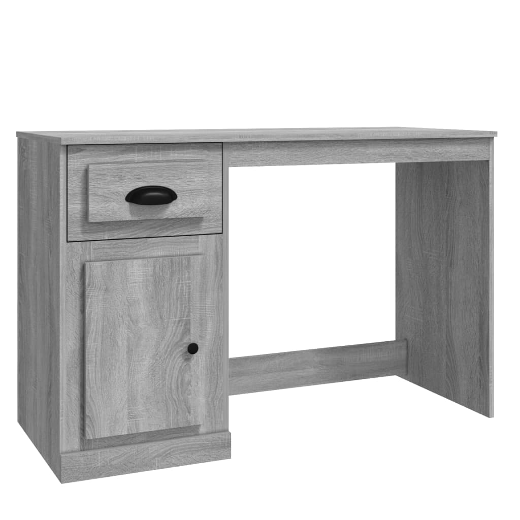 Desk with Drawer Grey Sonoma 115x50x75cm