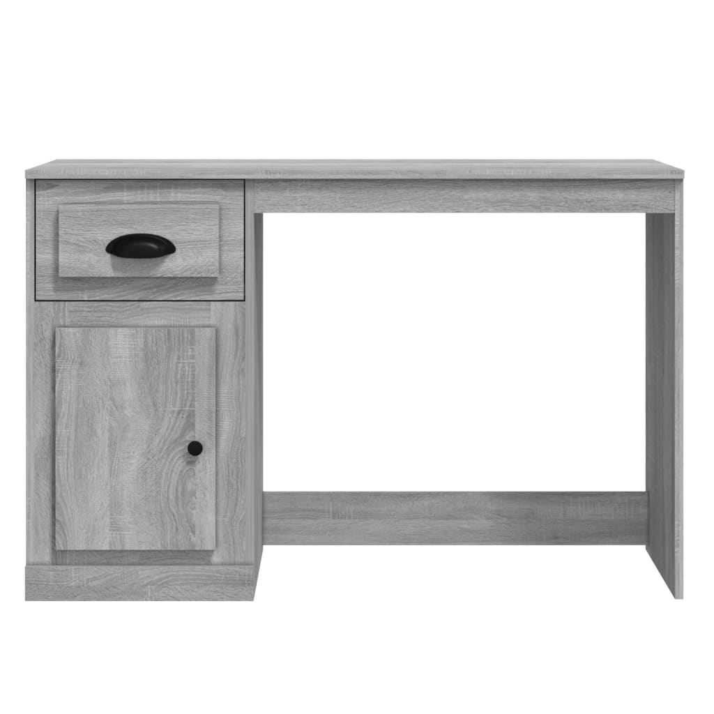 Desk with Drawer Grey Sonoma 115x50x75cm