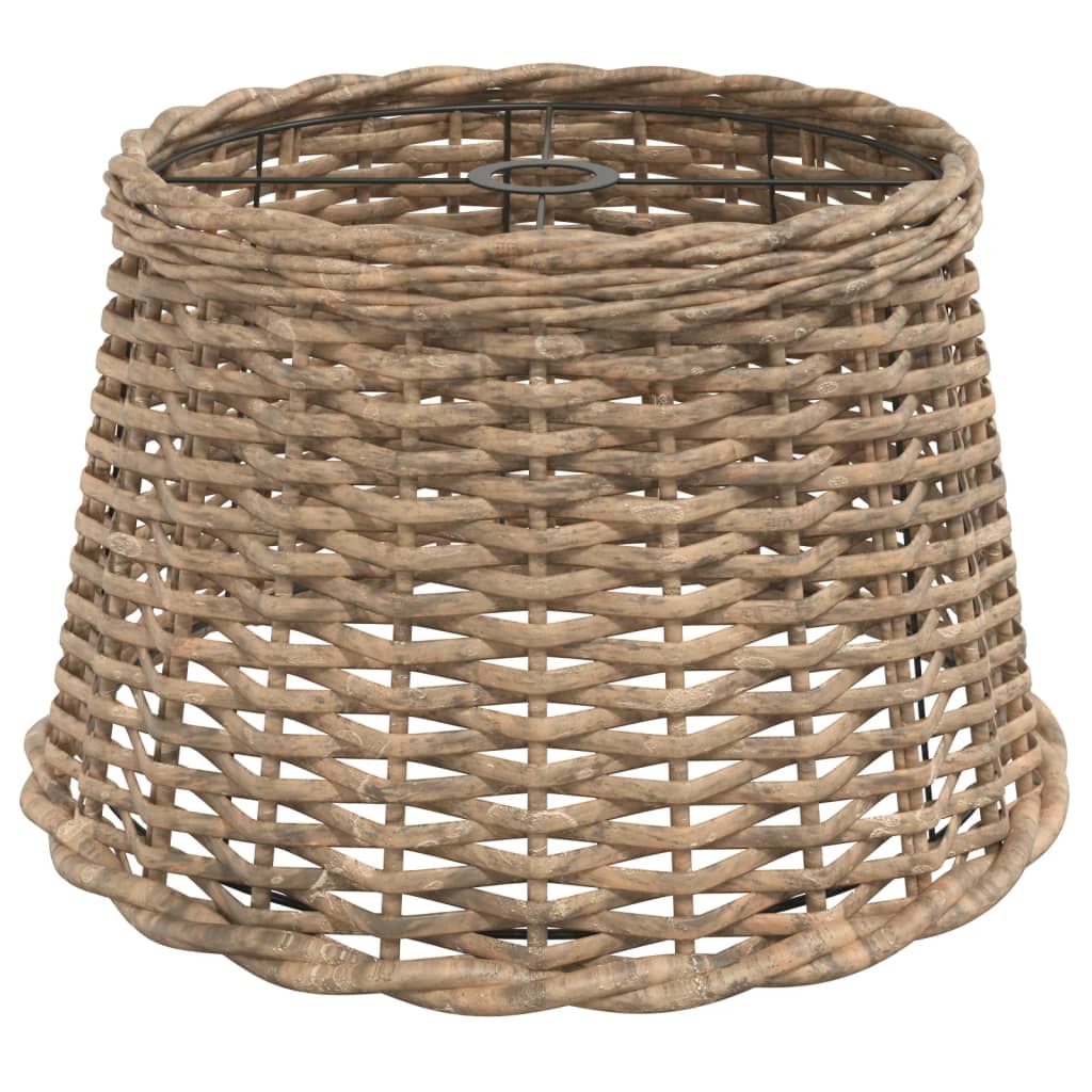 Abat-jour marron Ø45x28 cm Osier
