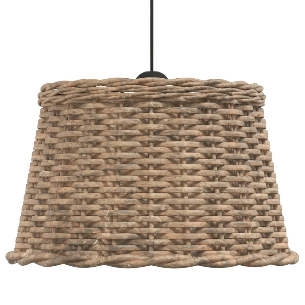 Abat-jour marron Ø45x28 cm Osier