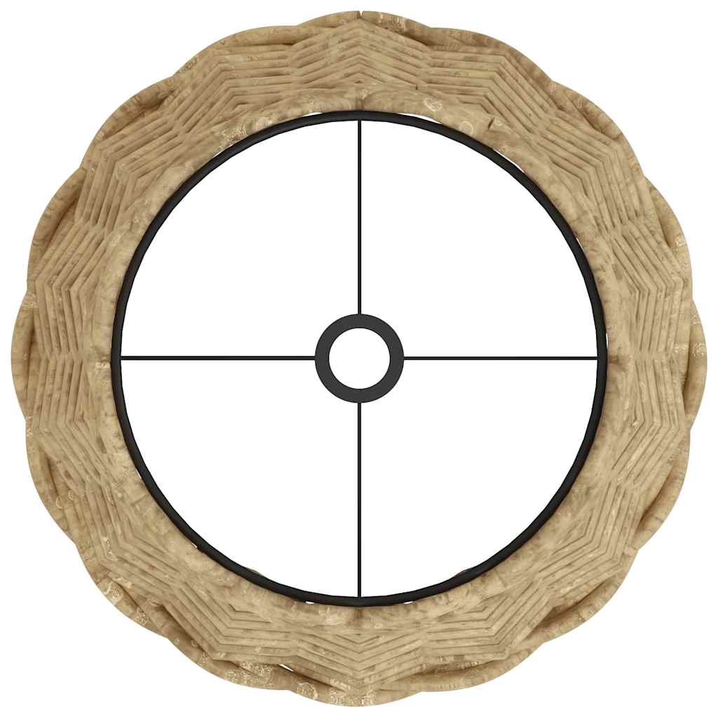 Lampenschirm Braun Ø20x15 cm Korbweide