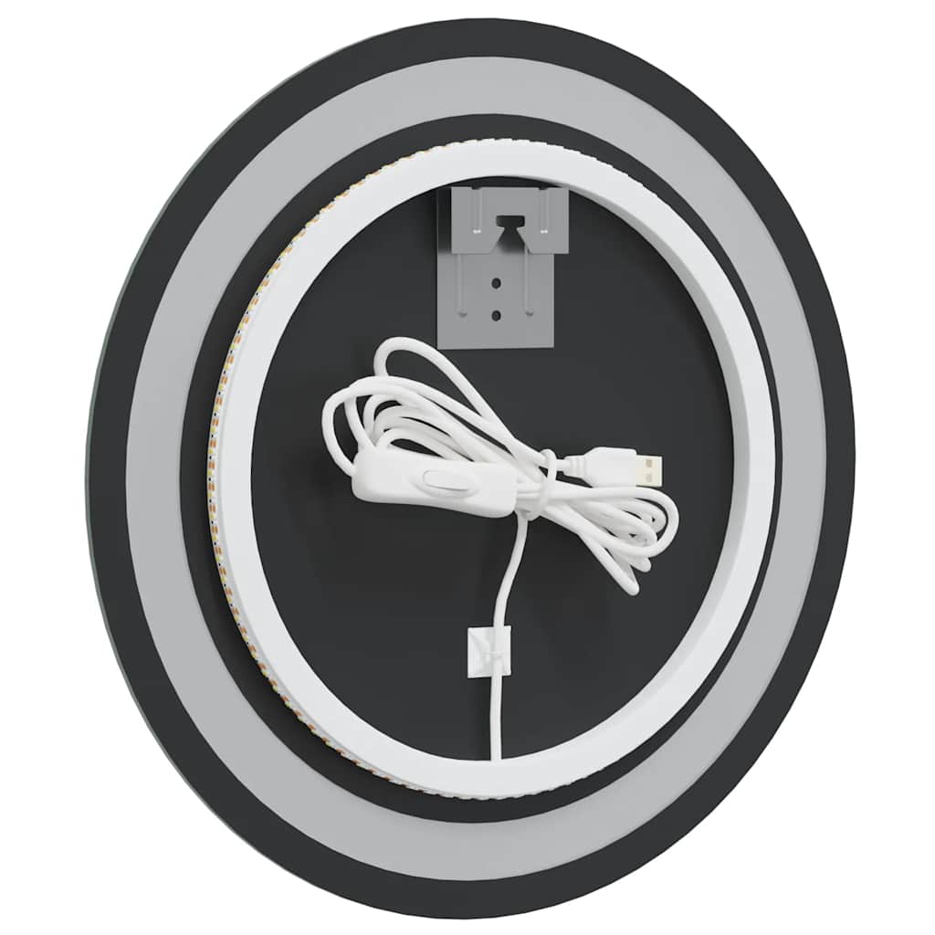 Miroir de salle de bain LED rond 40 cm