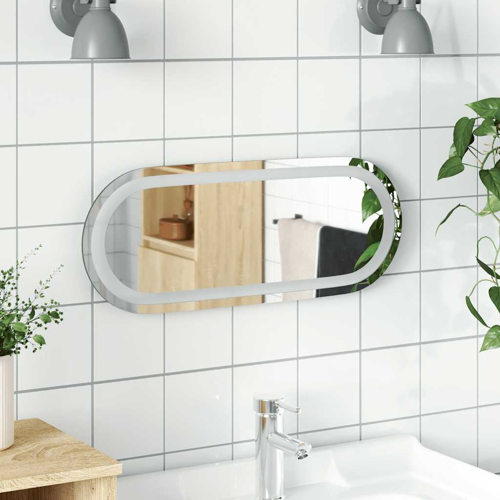 Miroir de salle de bain LED 50x20 cm Ovale
