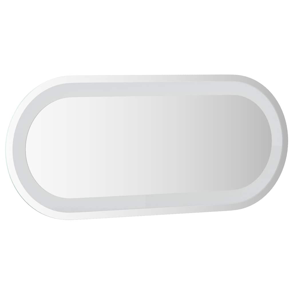 LED Bathroom Mirror 70x30 cm Oval