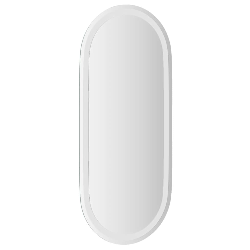 Miroir de salle de bain LED ovale 80x35 cm