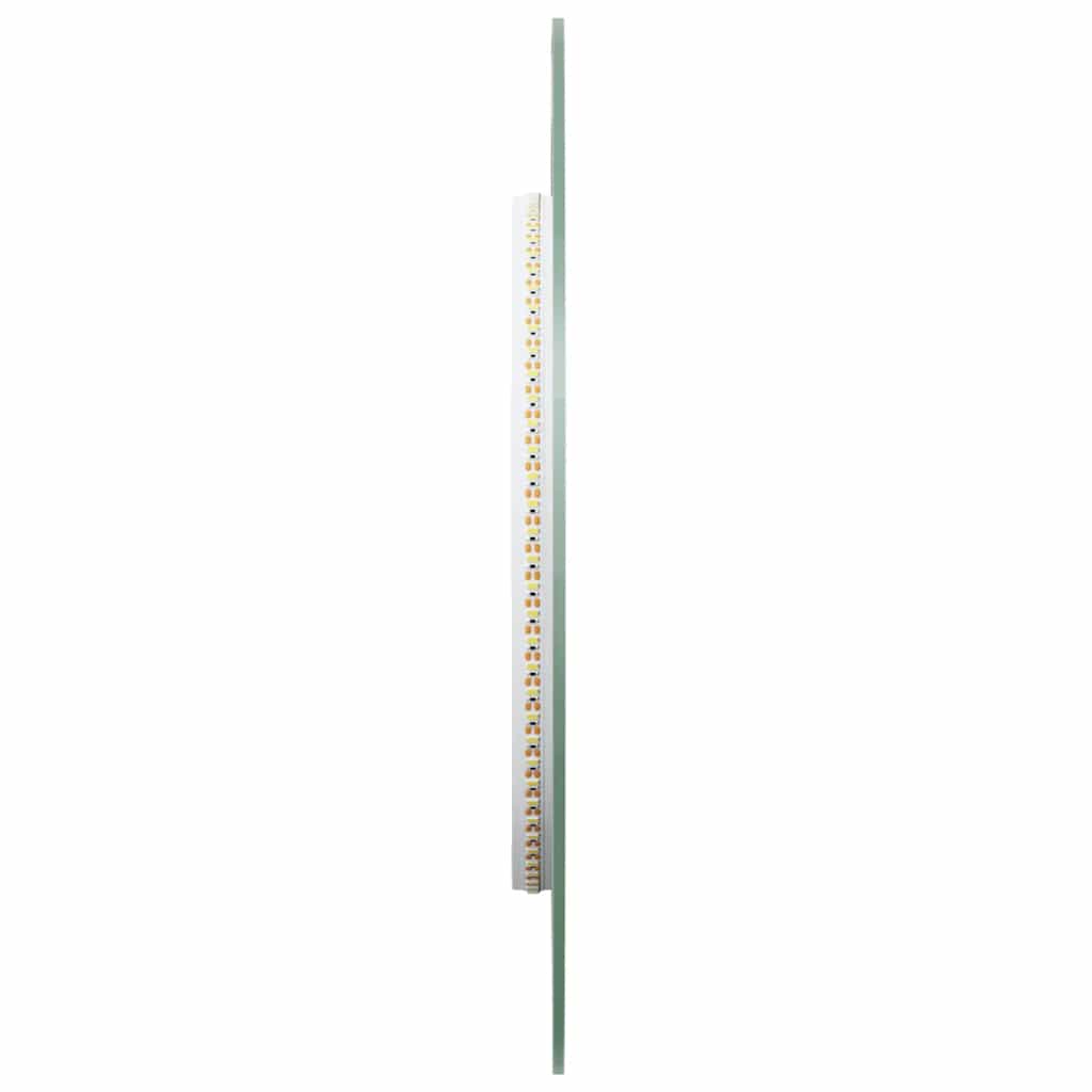 Miroir de salle de bain LED ovale 80x35 cm