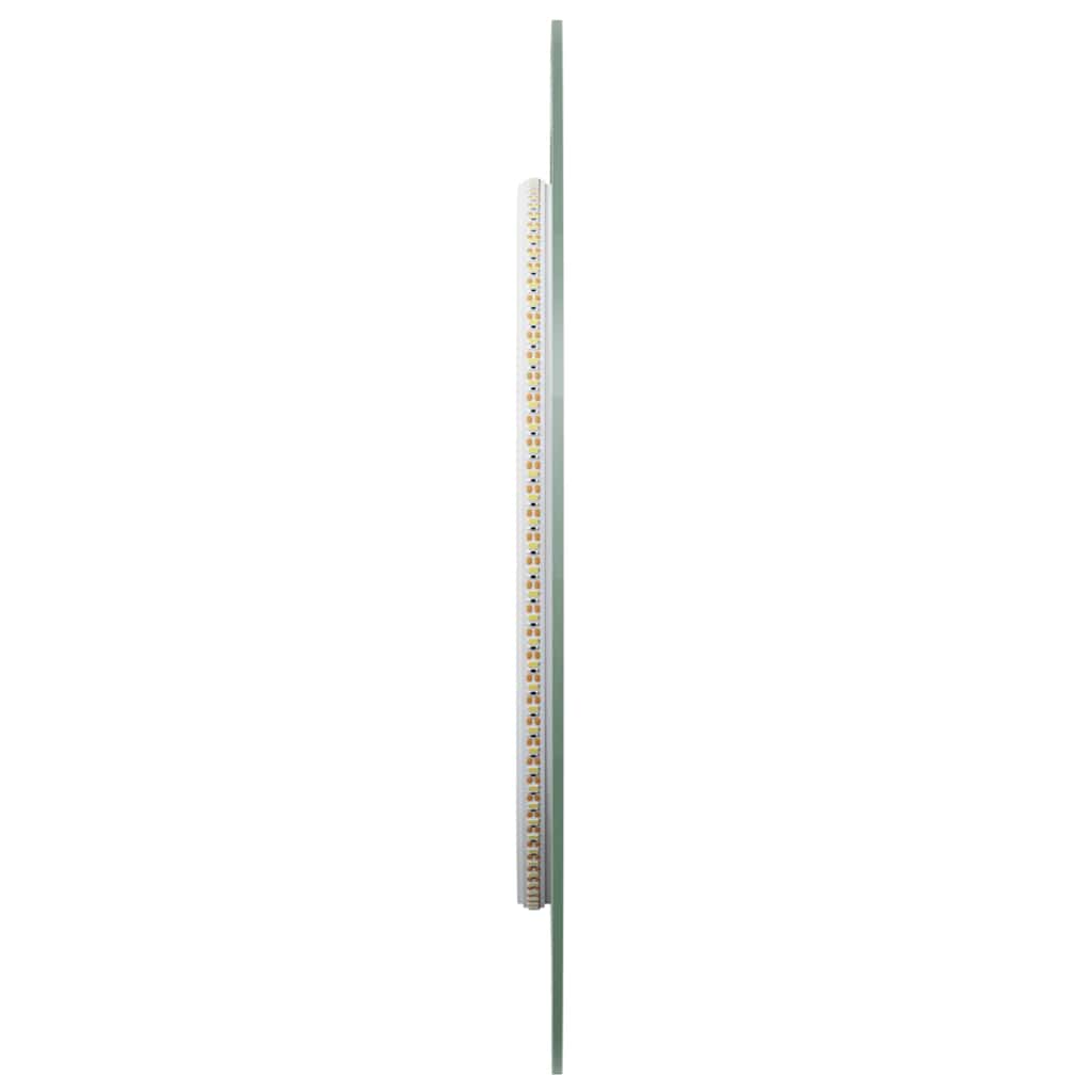 LED Bathroom Mirror 90x40 cm Oval