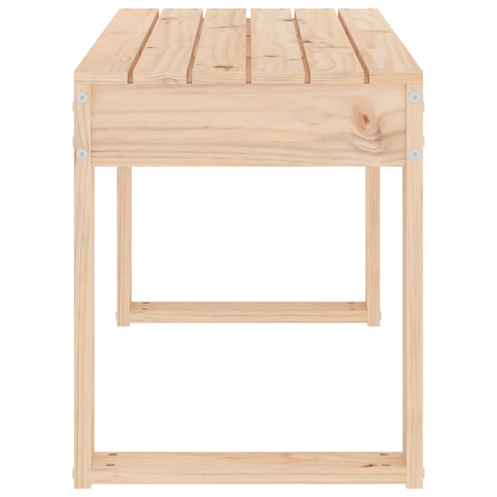 Gartenbank 80x38x45 cm Massivholz Kiefer
