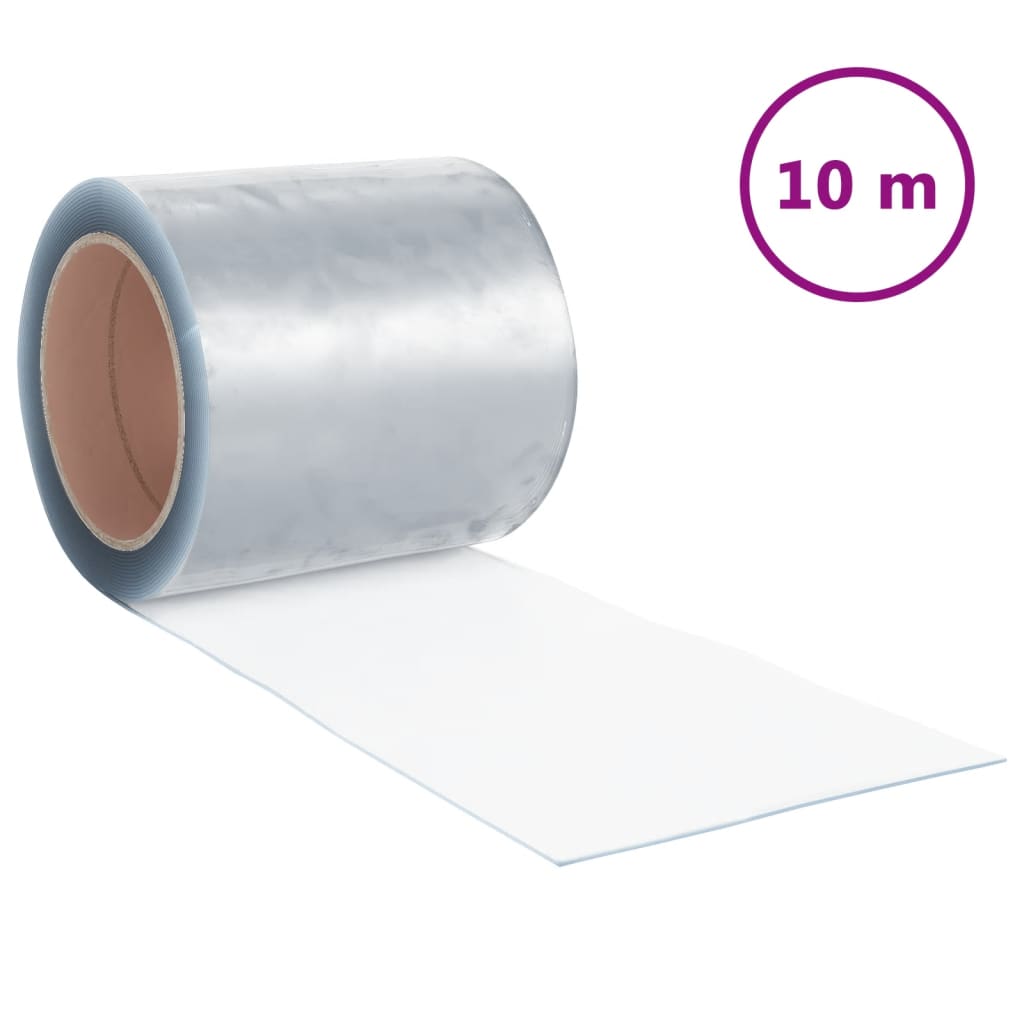 Bande transparente pour porte 200x1,6 mm 10 m PVC