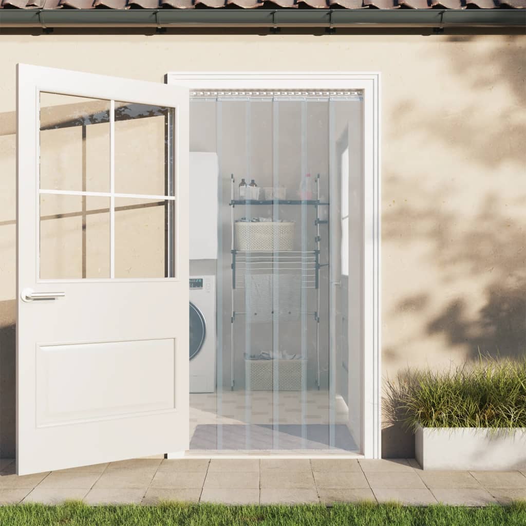 Bande transparente pour porte 200x1,6 mm 10 m PVC