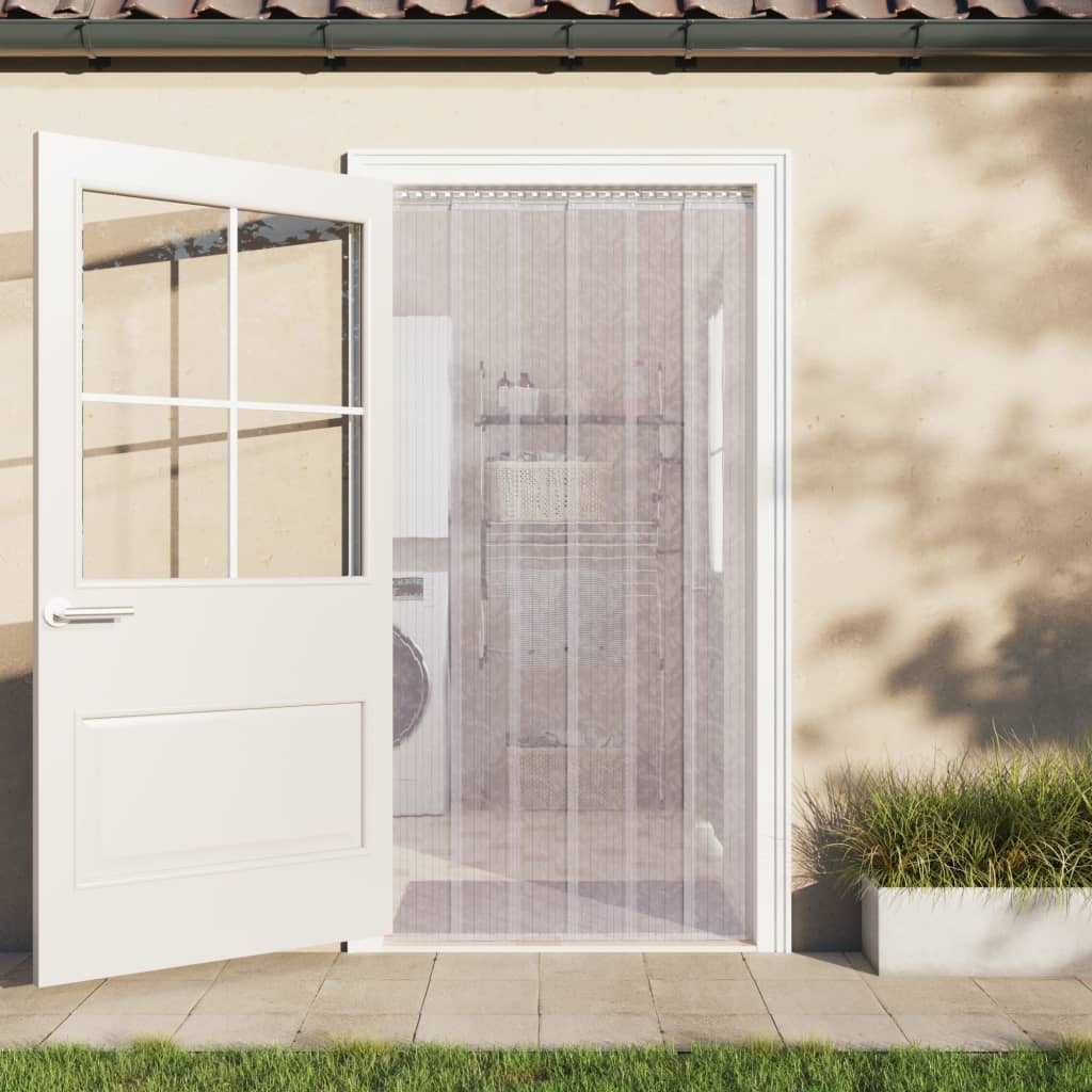 Rideau à lanières transparent 200x1,6 mm 25 m PVC