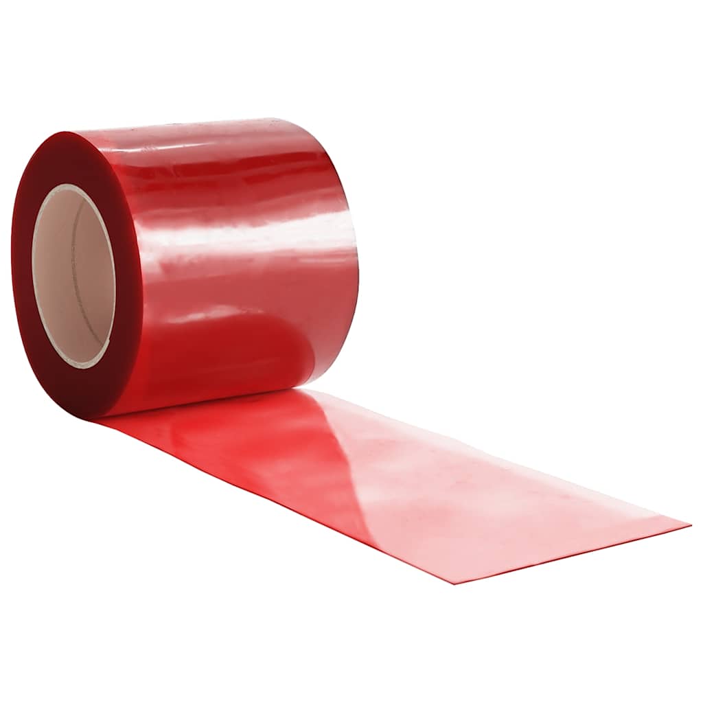 Rideau de porte rouge 200x1,6 mm 50 m PVC