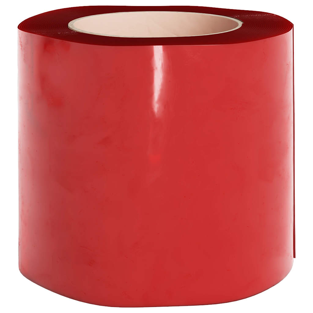 Rideau de porte rouge 200x1,6 mm 50 m PVC
