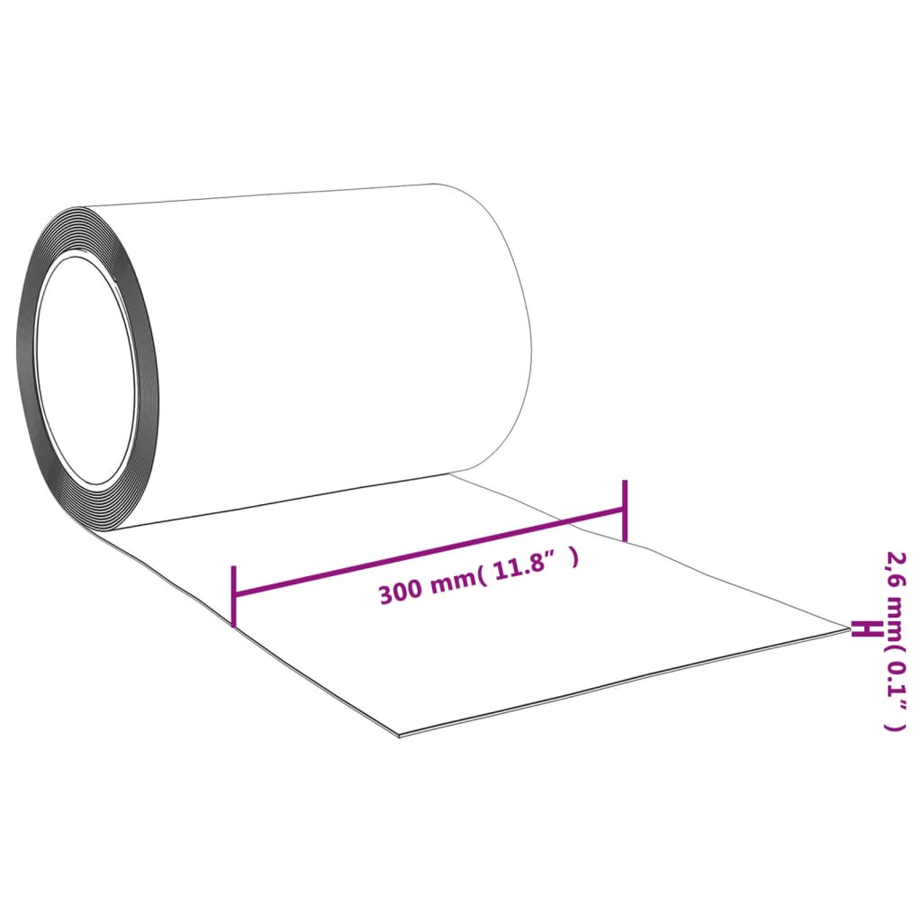 Rideau de porte Rouge 300x2,6 mm 10 m PVC