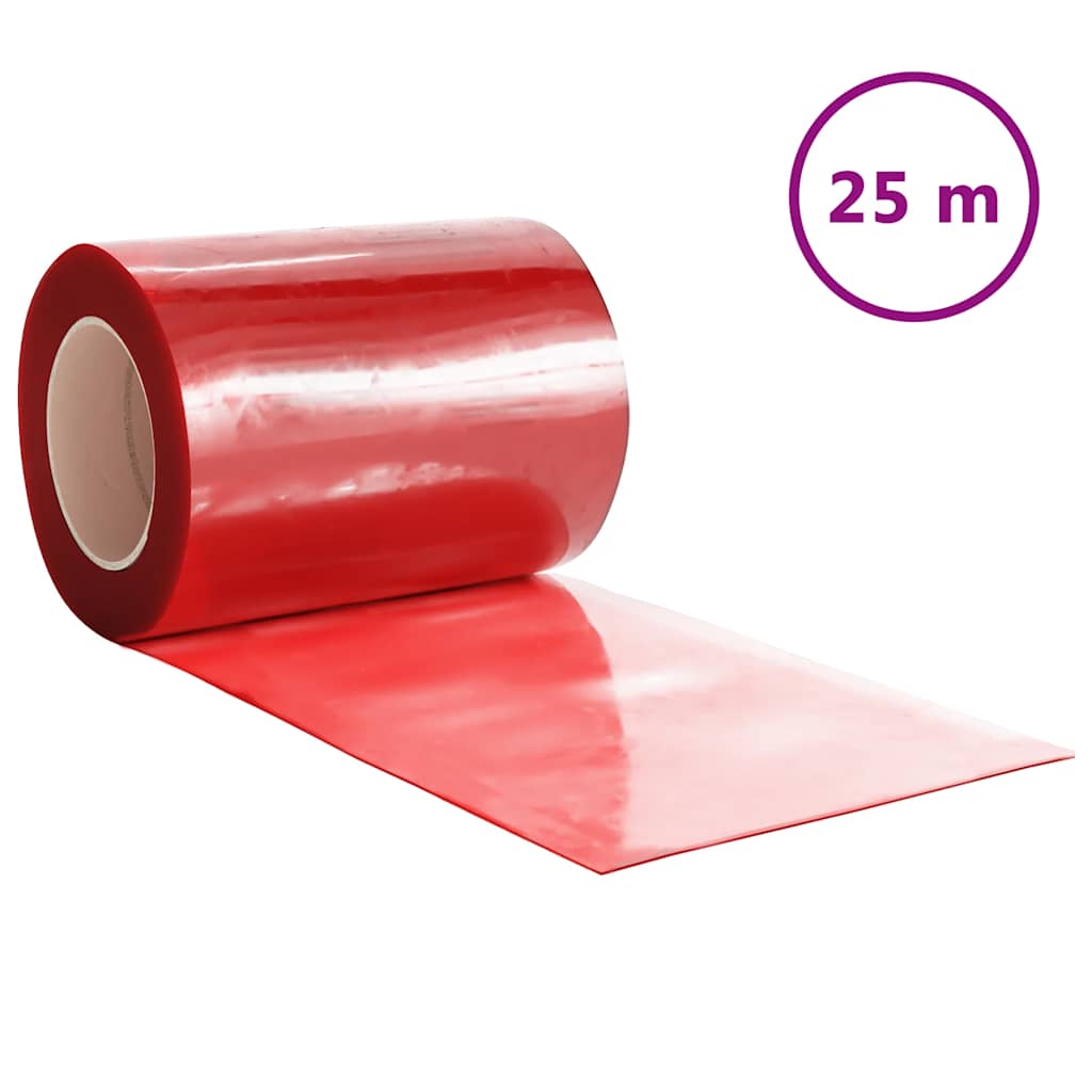 Door Curtain Red 300x2.6 mm 25 m PVC
