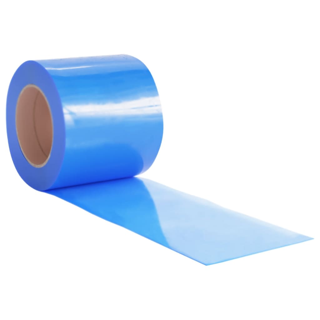 Rideau de porte bleu 200x1,6 mm 10 m PVC