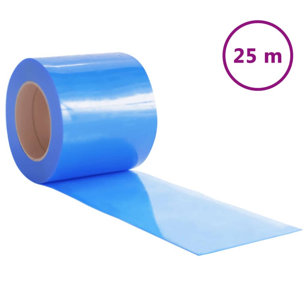 Rideau de lanières bleu 200x1,6 mm 25 m PVC
