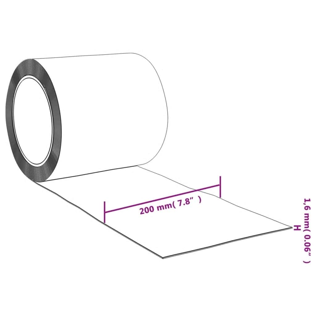 Rideau de lanières bleu 200x1,6 mm 25 m PVC