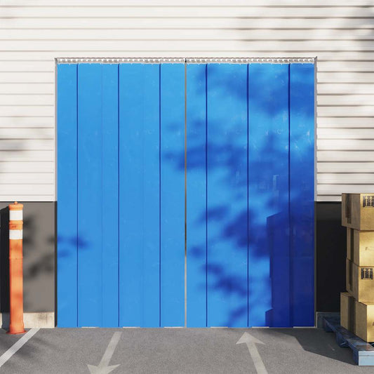 Rideau de lanières bleues 200x1,6 mm 50 m PVC