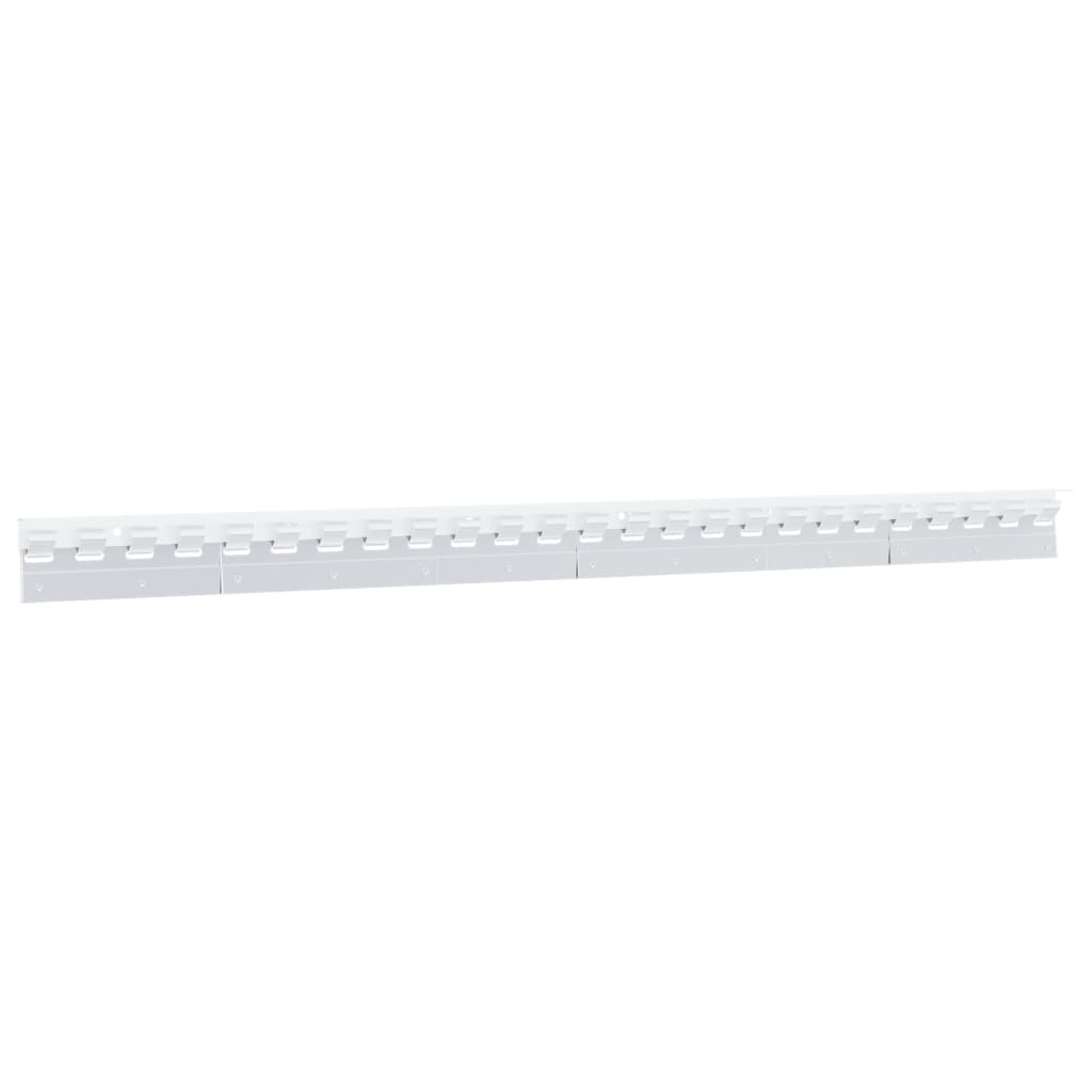 Terminal strips 6 pcs. silver 20 cm stainless steel
