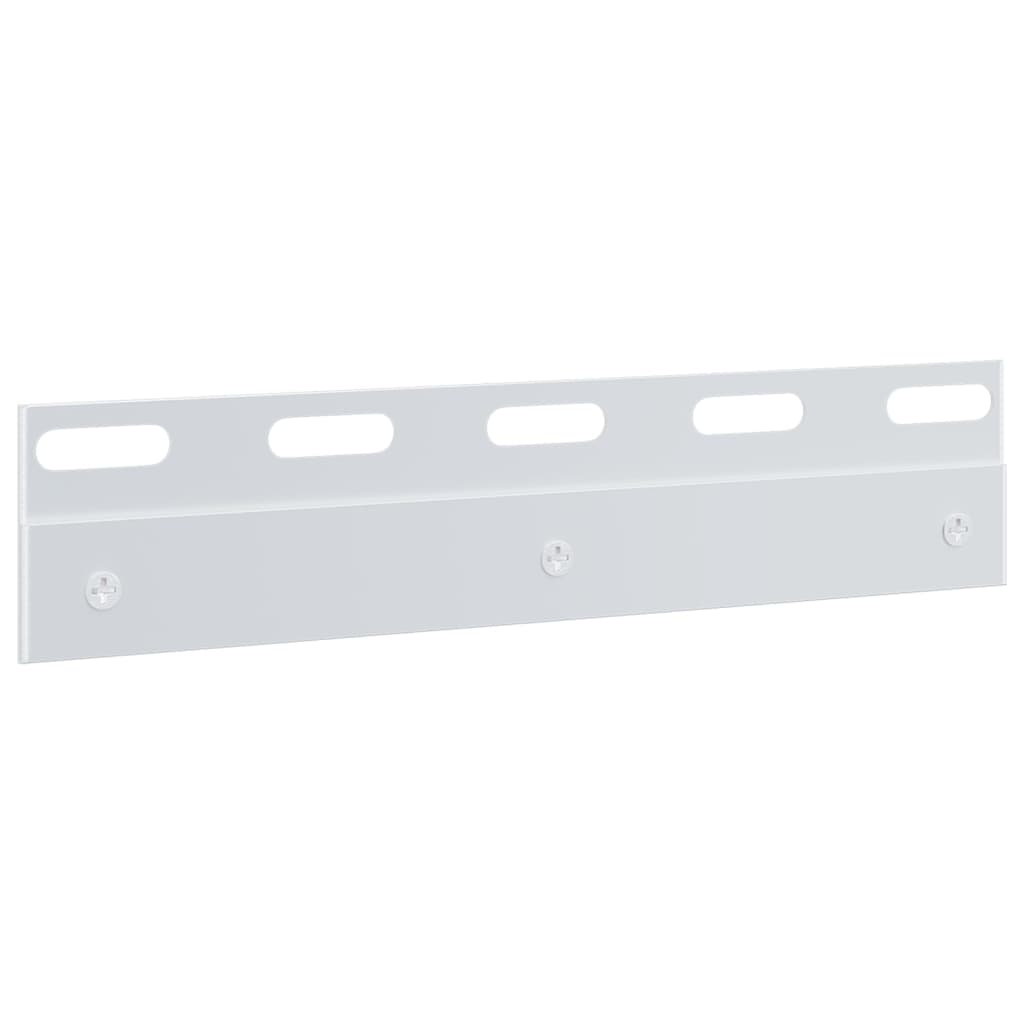 Terminal strips 6 pcs. silver 20 cm stainless steel