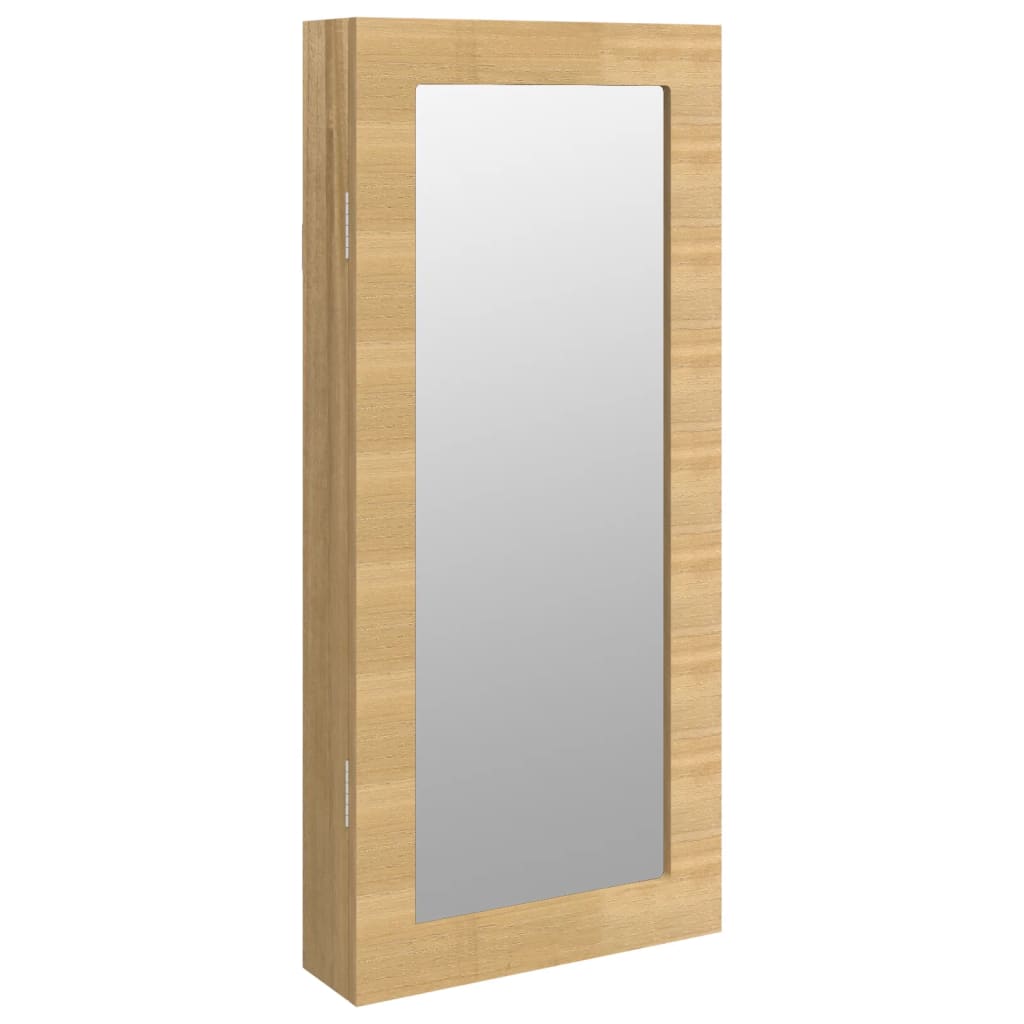 Jewelry Cabinet with Mirror Wall Mounted 30x8.5x67 cm