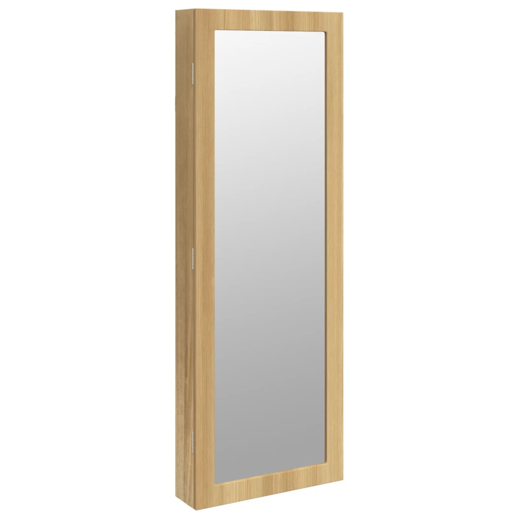 Armoire à bijoux-miroir avec éclairage LED, fixation murale