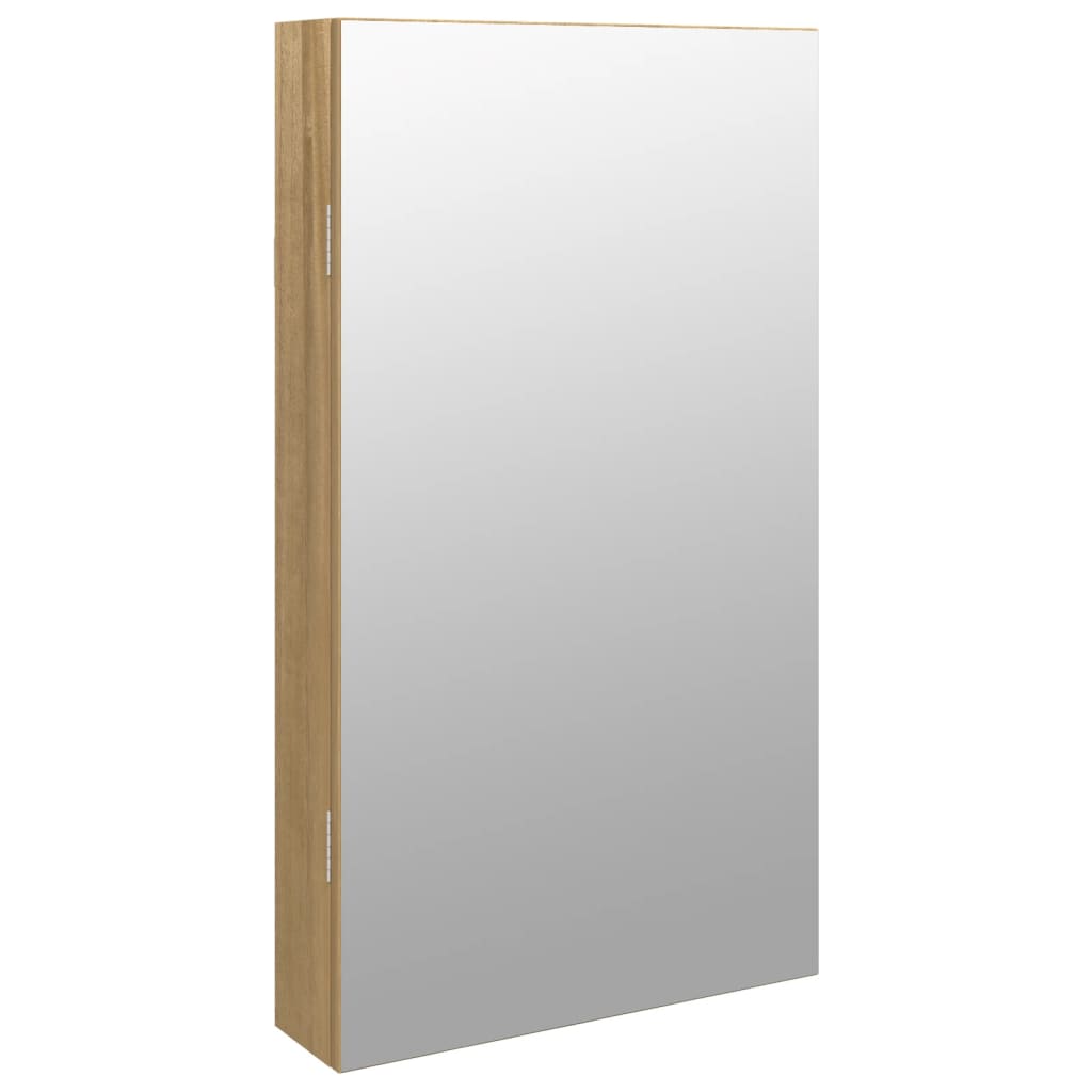 Armoire à bijoux-miroir avec éclairage LED, fixation murale