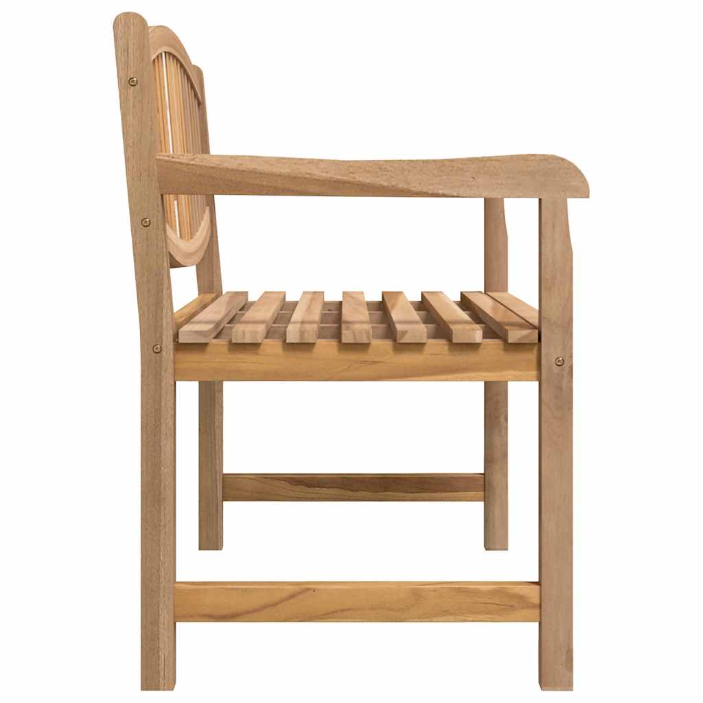 Gartenbank 114x59x87 cm Massivholz Teak