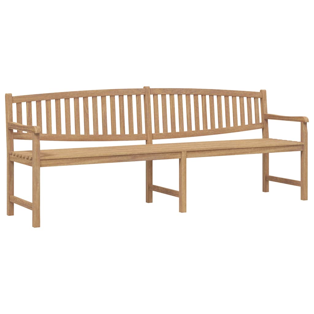 Gartenbank 228x59,5x90 cm Massivholz Teak