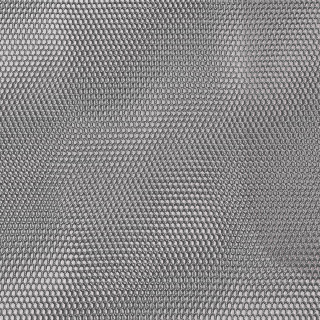 Office Chair Height Adjustable Grey Mesh and Faux Leather