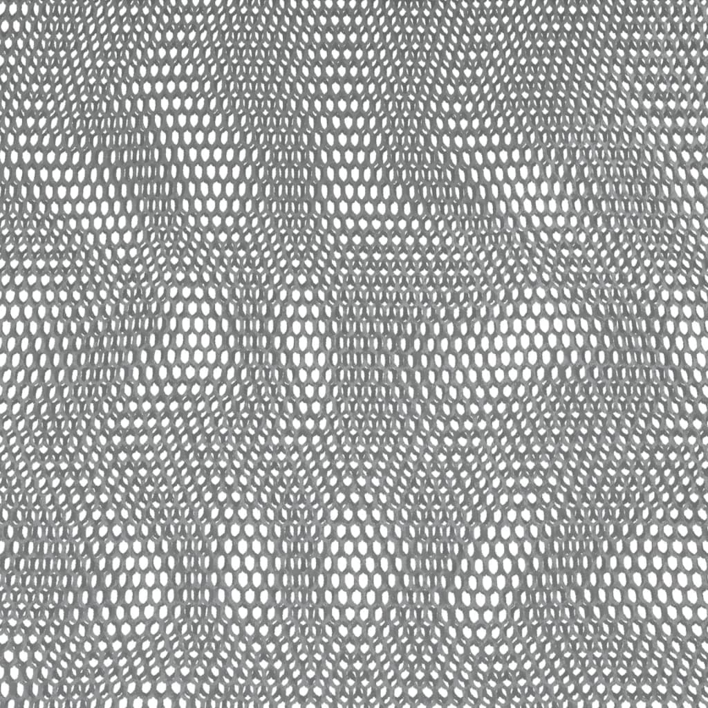 Office Chair Height-Adjustable Grey Mesh and Faux Leather