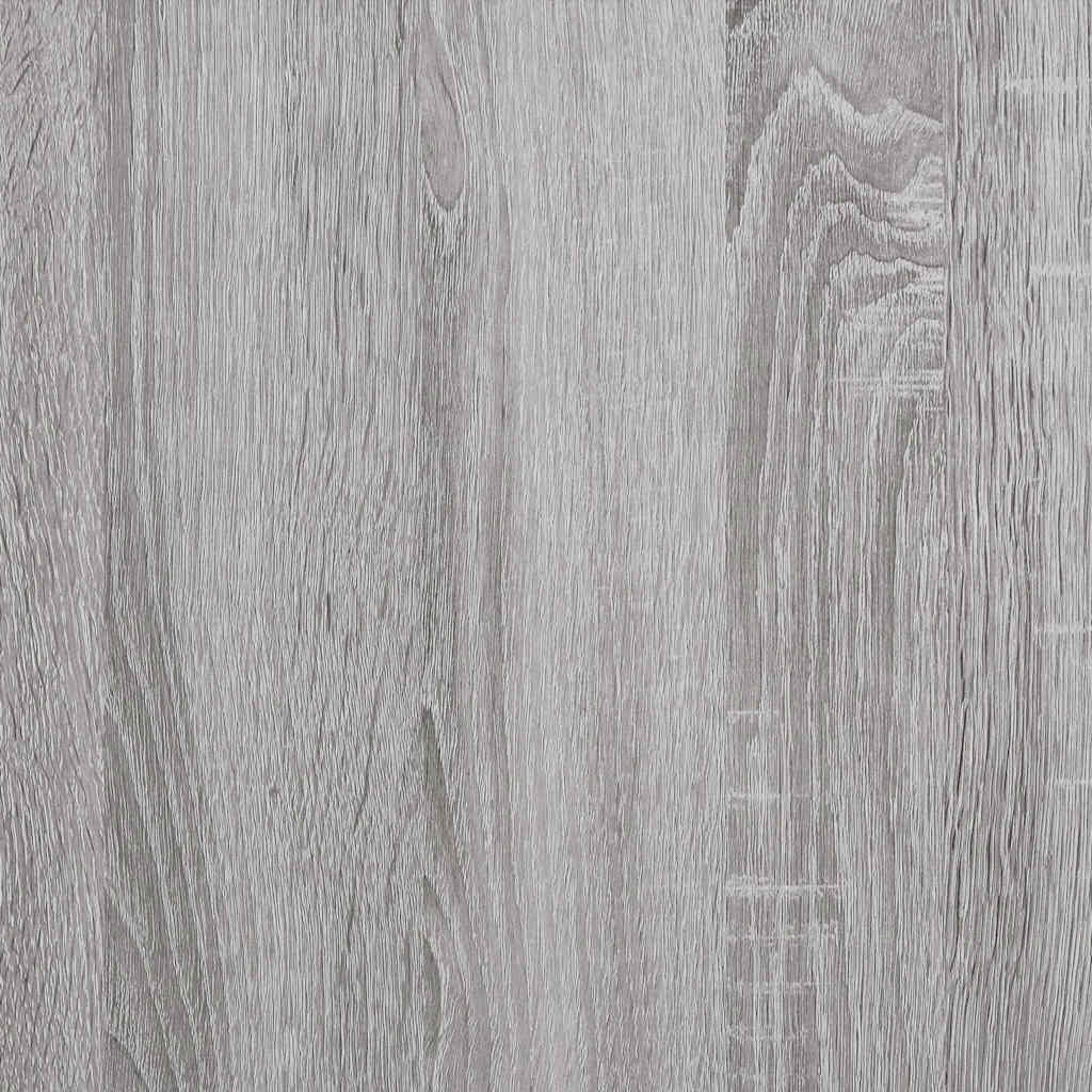 Badschrank Grau Sonoma 30x30x190 cm Holzwerkstoff