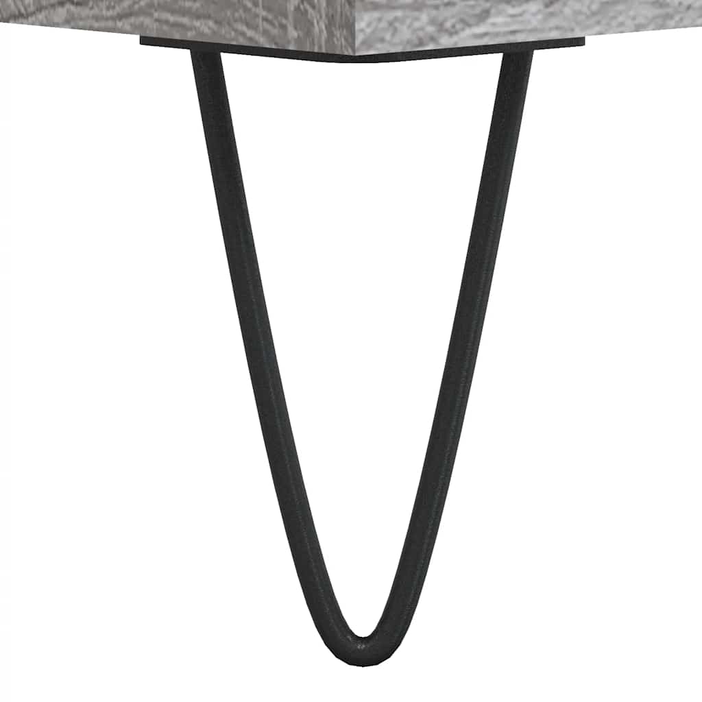 Badschrank Grau Sonoma 65x33x60 cm Holzwerkstoff