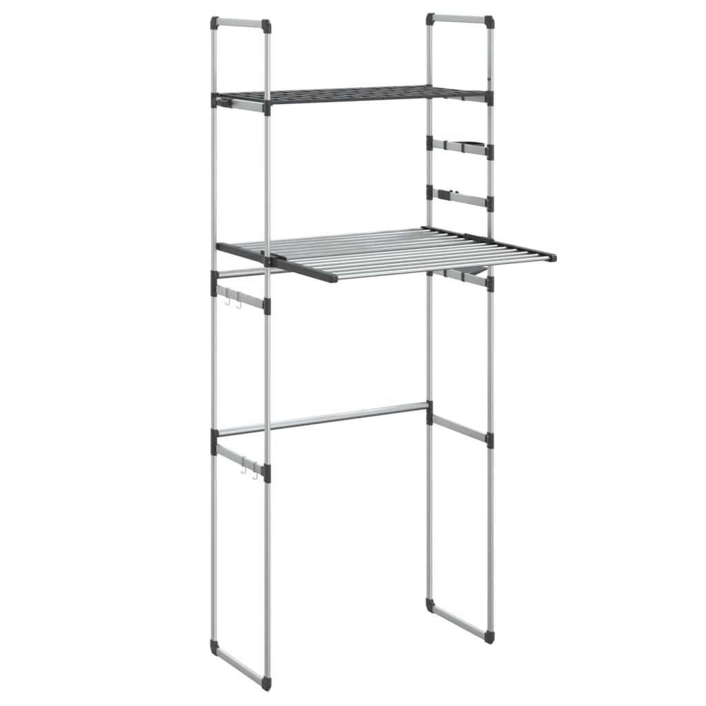 Washing Machine Shelf 77x52x192 cm Aluminum