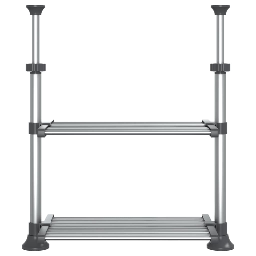 Étagère de cuisine 50x25x(50-70) cm aluminium