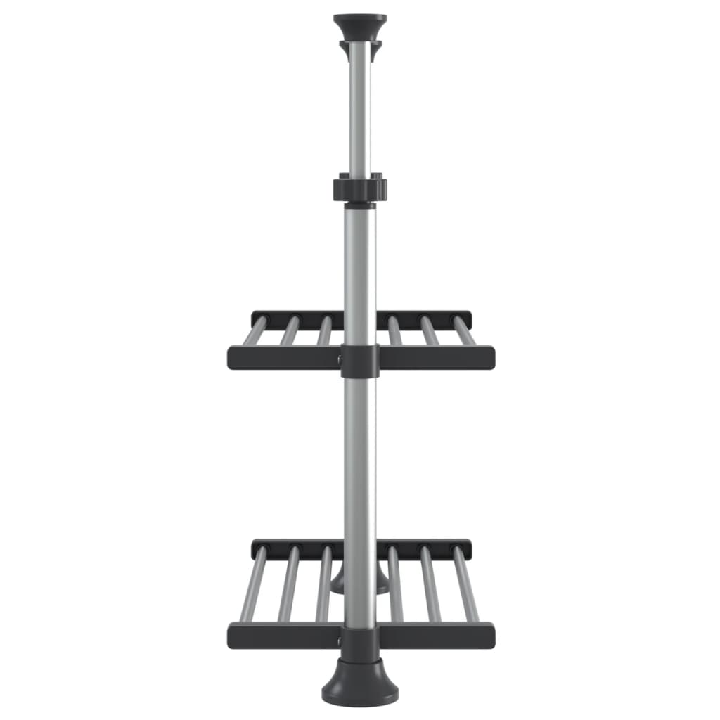 Étagère de cuisine 50x25x(50-70) cm aluminium