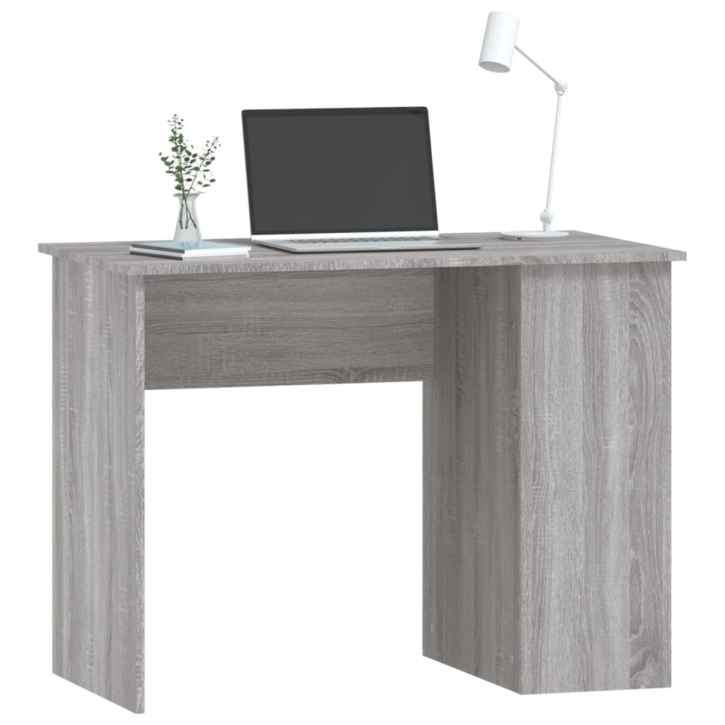 Desk Gray Sonoma 100x55x75 cm Engineered Wood