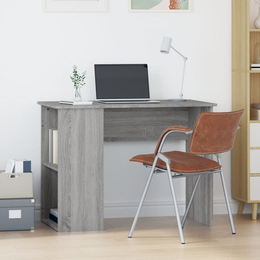 Bureau gris sonoma 100x55x75 cm aggloméré