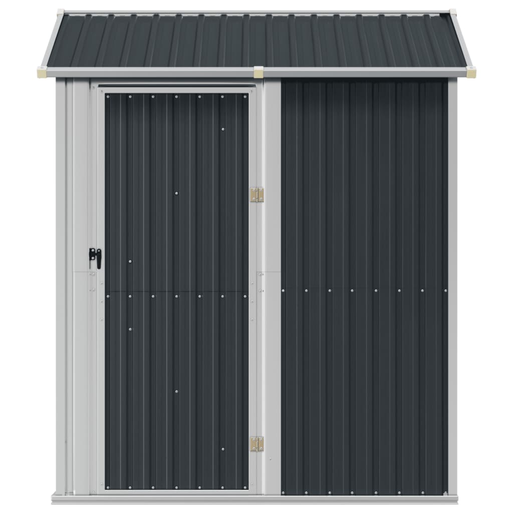 Gartenhaus Anthrazit 192x152,5x237 cm Verzinkter Stahl
