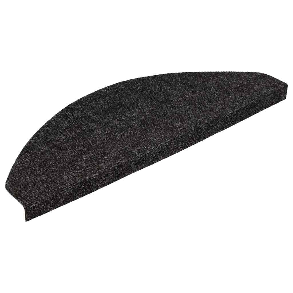Stair Mats Self-Adhesive 10 pcs. Anthracite 65x22.5x3.5 cm